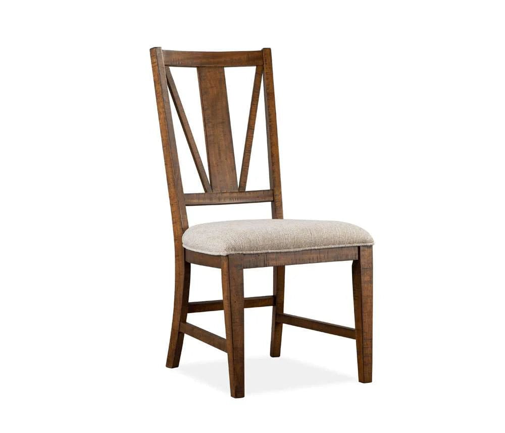 Henry & Mason - Silver Dune Wood Dining Side Chair w/Upholstered Seat (Set of 2) KD - AFA00750 view 2