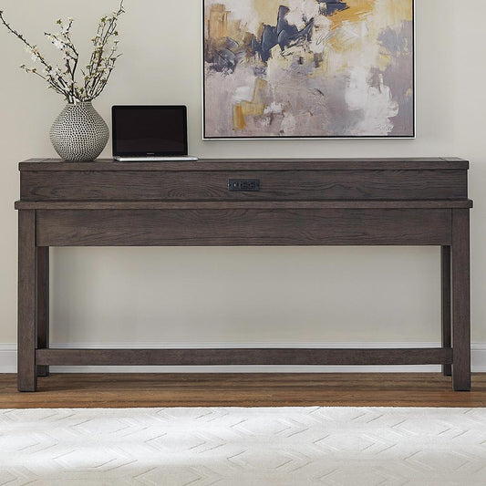 Henry & Mason - Silver Falls Console Bar Table in Satin Espresso - AFA03576 view 1