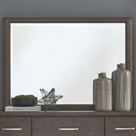 Henry & Mason - Silver Falls Mirror in Satin Espresso - AFA03542 view 1