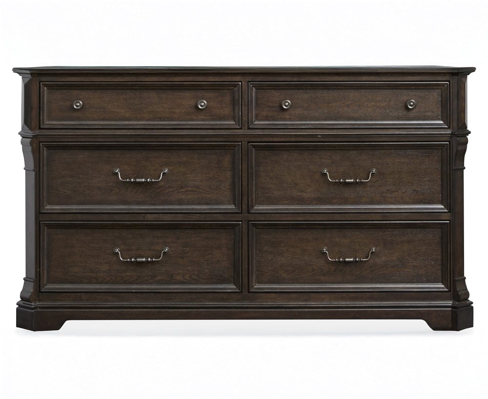 Henry & Mason  -  Silverbrook Tobacco Double Drawer Dresser  - AFA00971 view 1