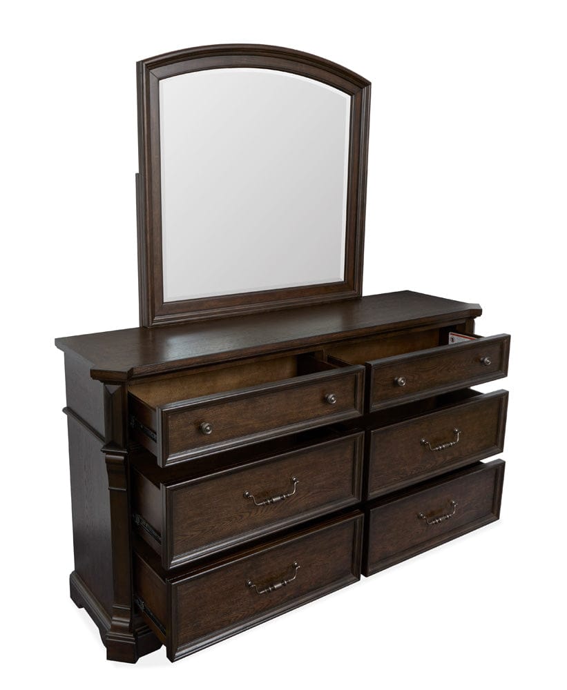Henry & Mason  -  Silverbrook Tobacco Double Drawer Dresser  - AFA00971 view 6