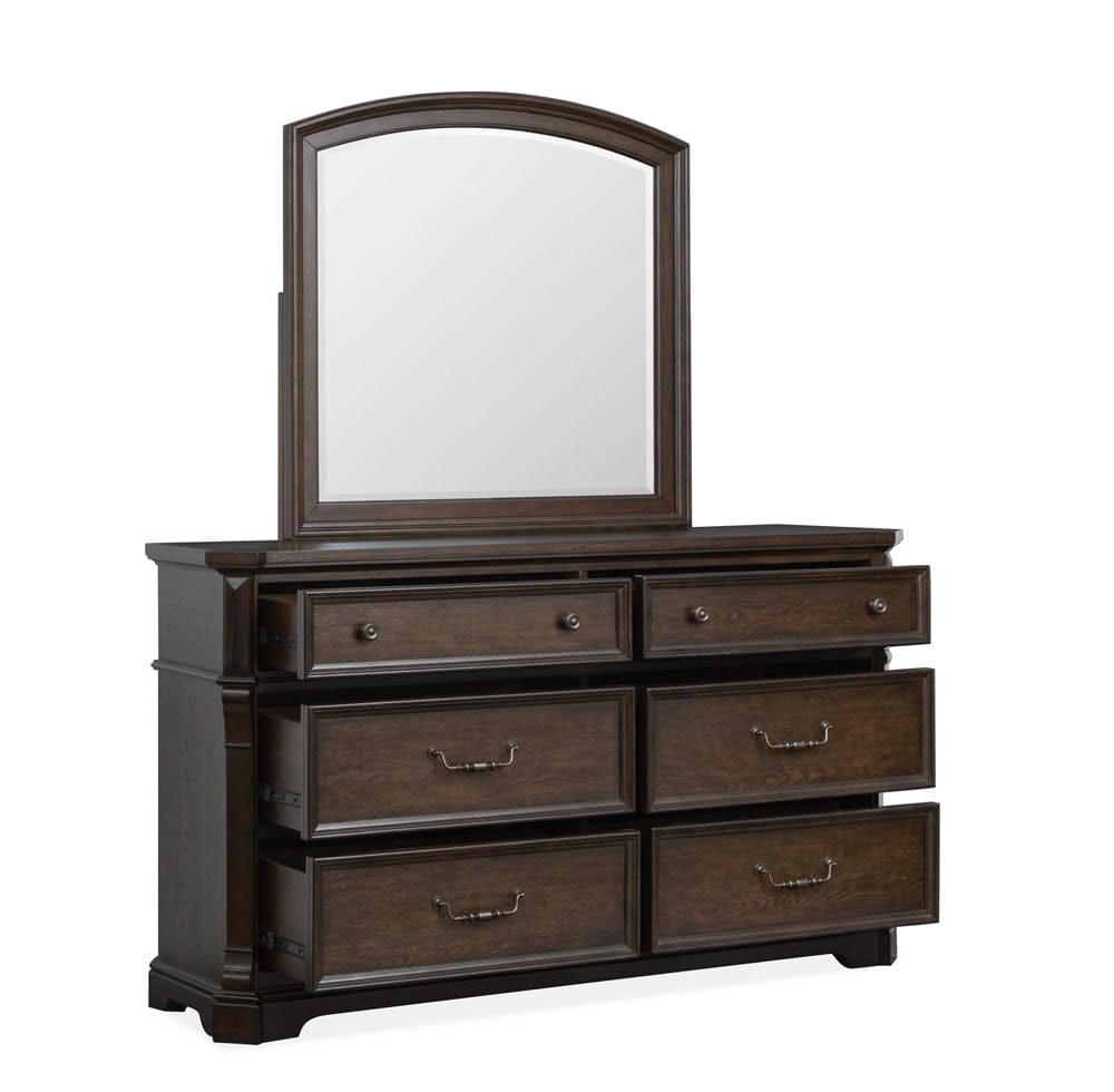 Henry & Mason  -  Silverbrook Tobacco Double Drawer Dresser  - AFA00971 view 7