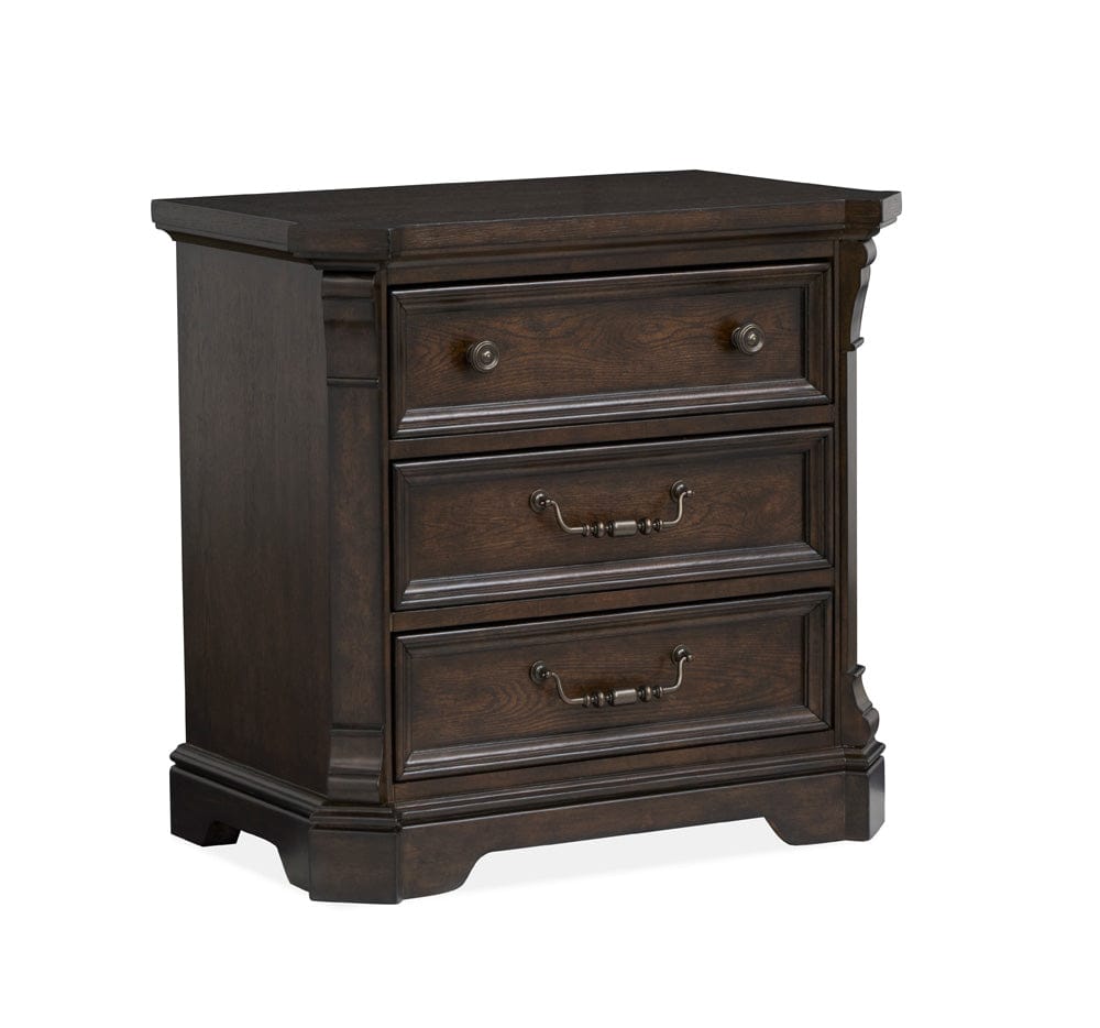 Henry & Mason  -  Silverbrook Tobacco Drawer Nightstand  - AFA00974 view 1