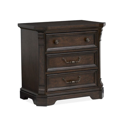 Henry & Mason  -  Silverbrook Tobacco Drawer Nightstand  - AFA00974 view 1