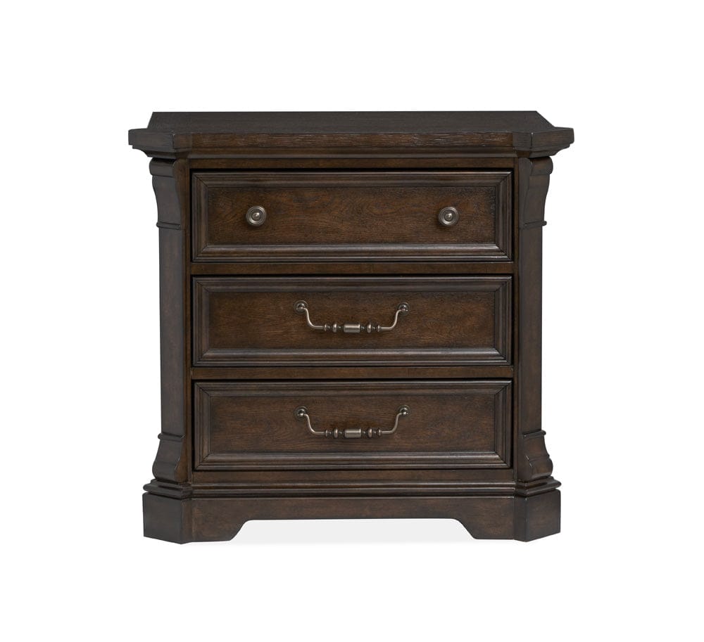 Henry & Mason  -  Silverbrook Tobacco Drawer Nightstand  - AFA00974 view 2