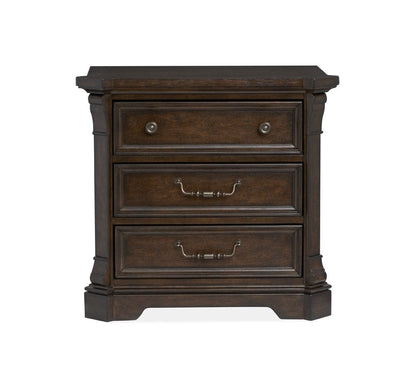 Henry & Mason  -  Silverbrook Tobacco Drawer Nightstand  - AFA00974 view 2