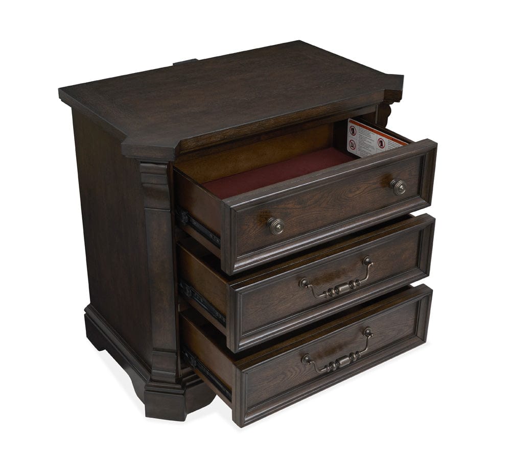 Henry & Mason  -  Silverbrook Tobacco Drawer Nightstand  - AFA00974 view 4