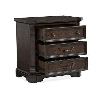 Henry & Mason  -  Silverbrook Tobacco Drawer Nightstand  - AFA00974 view 5