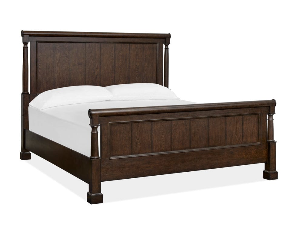 Henry & Mason  -  Silverbrook Tobacco King Panel Bed  - AFA00975 view 1
