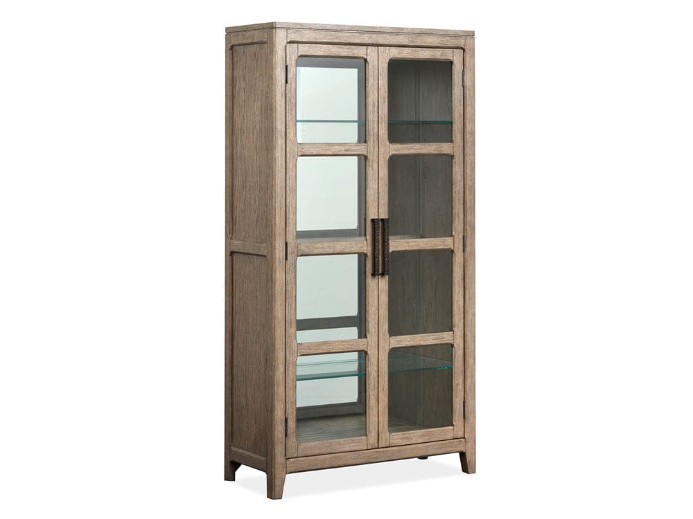 Henry & Mason  -  Sinclair Ridge Smokey Taupe Display Cabinet  - AFA00892 view 1