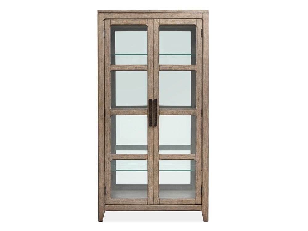 Henry & Mason  -  Sinclair Ridge Smokey Taupe Display Cabinet  - AFA00892 view 2