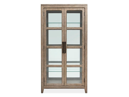 Henry & Mason  -  Sinclair Ridge Smokey Taupe Display Cabinet  - AFA00892 view 2