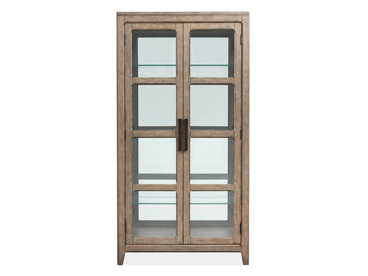 Henry & Mason  -  Sinclair Ridge Smokey Taupe Display Cabinet  - AFA00892 view 2