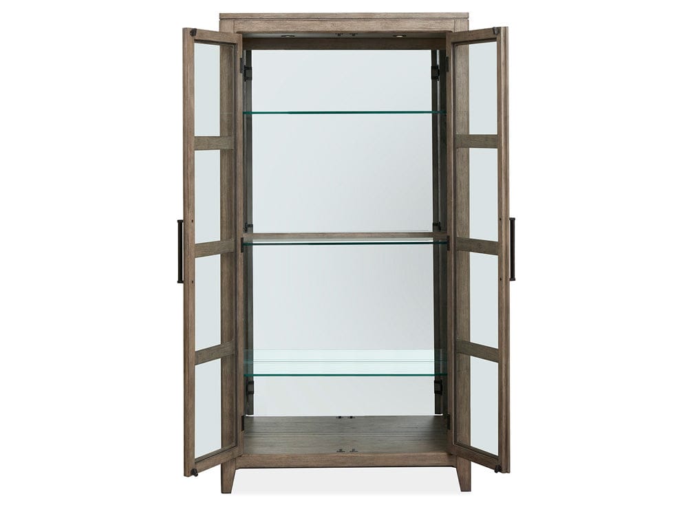 Henry & Mason  -  Sinclair Ridge Smokey Taupe Display Cabinet  - AFA00892 view 4