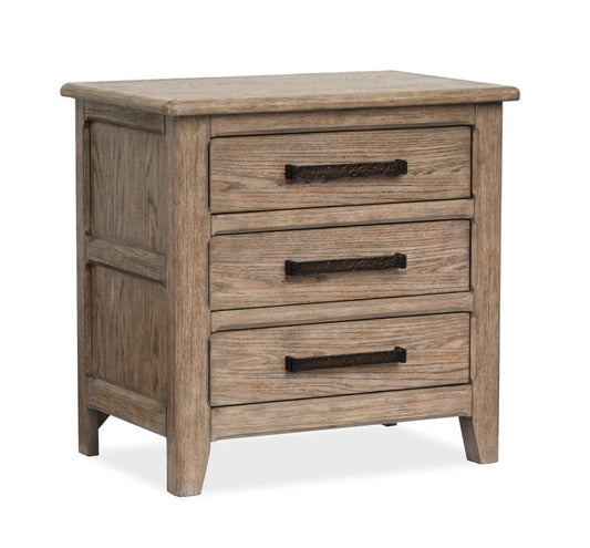 Henry & Mason  -  Sinclair Ridge Smokey Taupe Drawer Nightstand  - AFA00895 view 1