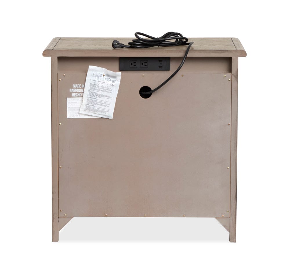 Henry & Mason  -  Sinclair Ridge Smokey Taupe Drawer Nightstand  - AFA00895 view 4
