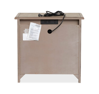 Henry & Mason  -  Sinclair Ridge Smokey Taupe Drawer Nightstand  - AFA00895 view 4