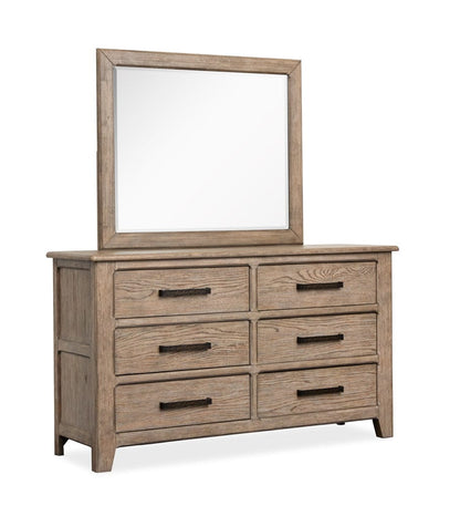 Henry & Mason  -  Sinclair Ridge Smokey Taupe Dresser With Landscape Mirror  - AFA00896 view 1