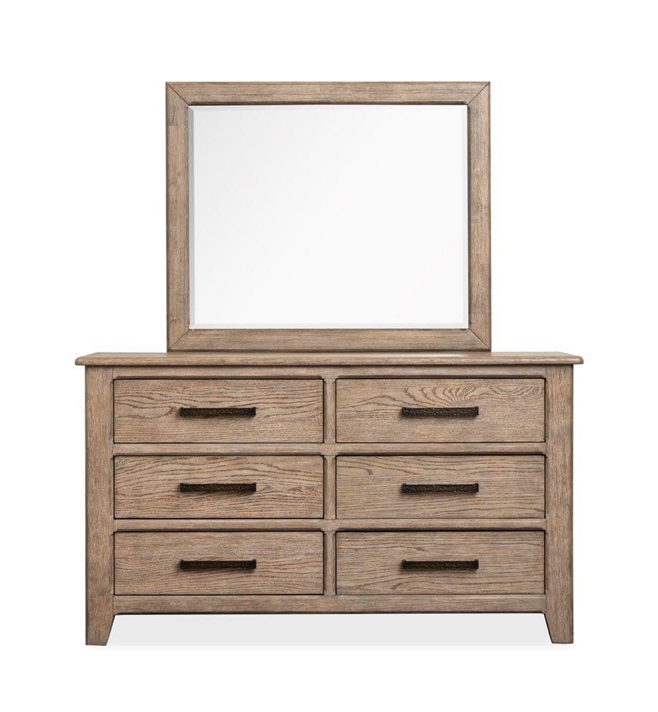 Henry & Mason  -  Sinclair Ridge Smokey Taupe Dresser With Landscape Mirror  - AFA00896 view 2