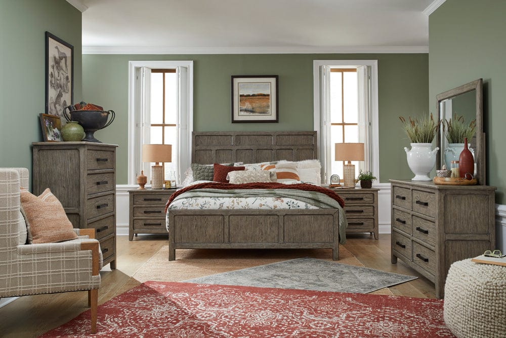 Henry & Mason  -  Sinclair Ridge Smokey Taupe King Panel Bed  - AFA00897 view 6