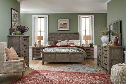 Henry & Mason  -  Sinclair Ridge Smokey Taupe Queen Panel Bed  - AFA00900 view 6