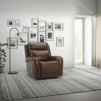Henry & Mason - Sloane SG Recliner P2 in Cognac Leather - AFA03395 view 1
