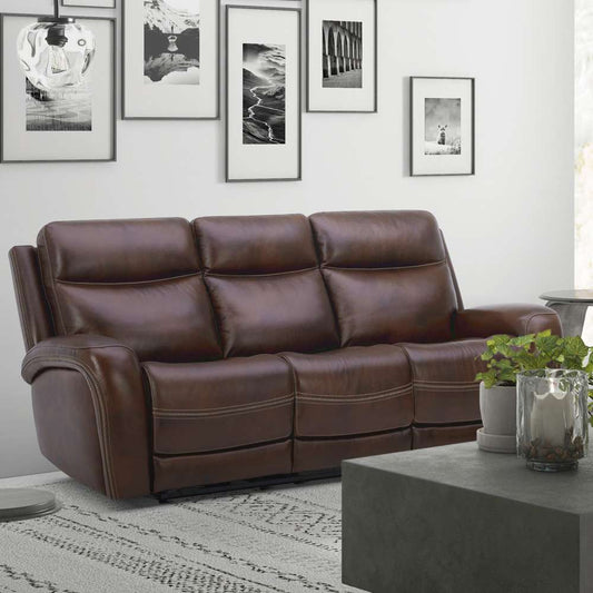 Henry & Mason - Sloane Sofa P2 & ZG in Cognac Leather - AFA03397 view 1