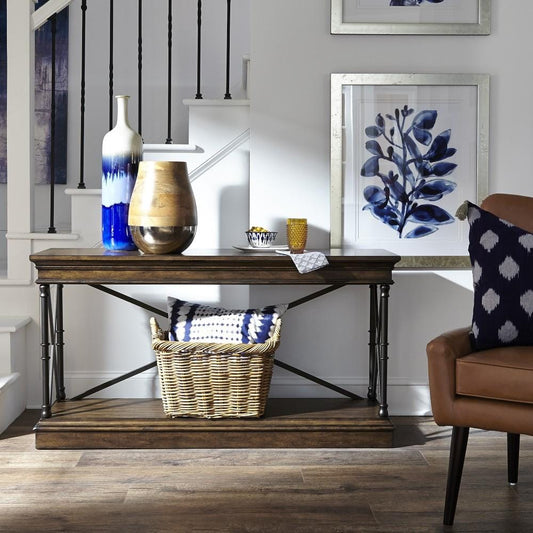 Henry & Mason - SoHo Sofa Table in Cordovian Brown - AFA02379 view 1