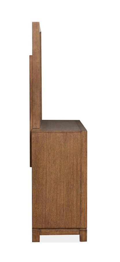Henry & Mason  -  Solaryn Bourbon Brown Double Drawer Dresser With Landscape Mirror  - AFA00849 view 3