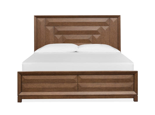 Henry & Mason  -  Solaryn Bourbon Brown King Panel Bed  - AFA00852 view 2
