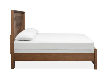 Henry & Mason  -  Solaryn Bourbon Brown King Panel Bed  - AFA00852 view 3
