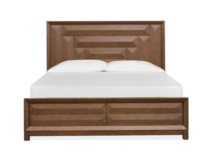 Henry & Mason  -  Solaryn Bourbon Brown Queen Panel Bed  - AFA00857 view 2