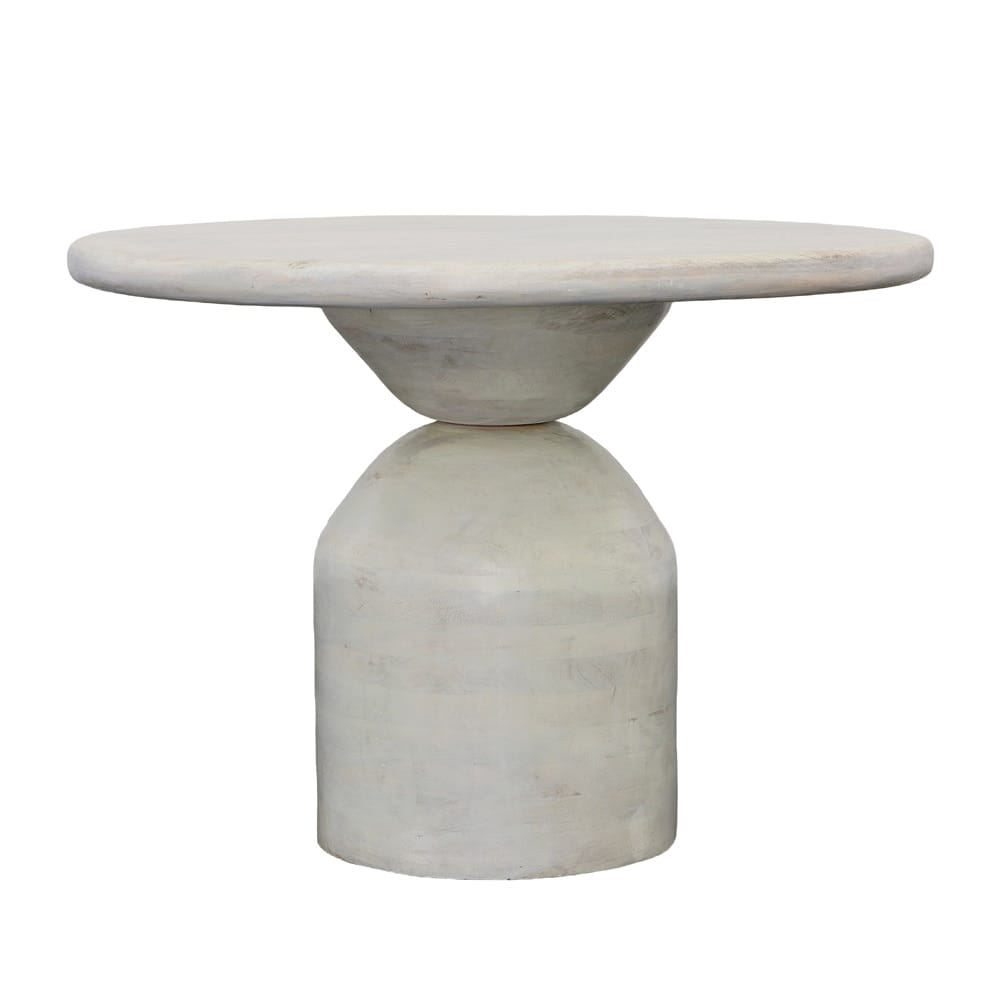 Henry & Mason - Spangle Whitewash Mango Wood Dining Table - DV7914 veiw 1