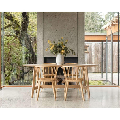 Henry & Mason - Spring Dining Table Small in Natural - SPR-840-NAT-DT veiw 8