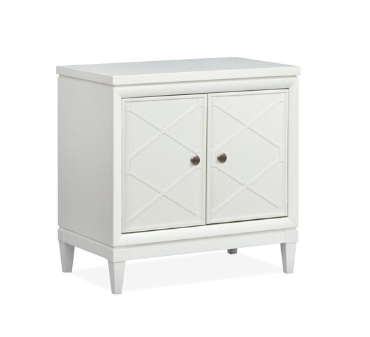 Henry & Mason  -  Springmere Whisper White Door Nightstand  - AFA01279 view 1