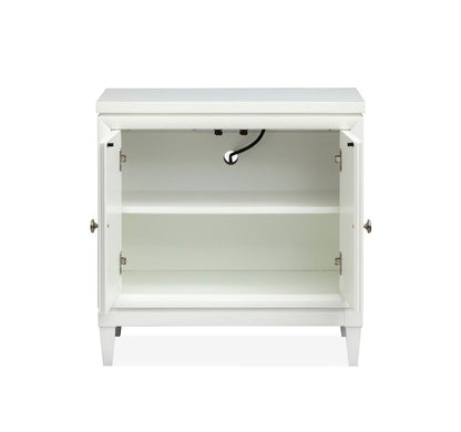 Henry & Mason  -  Springmere Whisper White Door Nightstand  - AFA01279 view 6