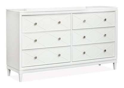 Henry & Mason  -  Springmere Whisper White Double Drawer Dresser  - AFA01280 view 1