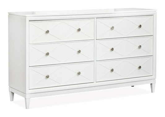 Henry & Mason  -  Springmere Whisper White Double Drawer Dresser  - AFA01280 view 1