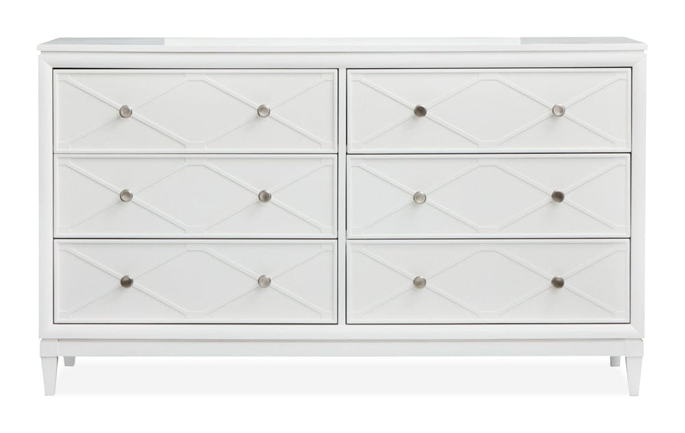 Henry & Mason  -  Springmere Whisper White Double Drawer Dresser  - AFA01280 view 2