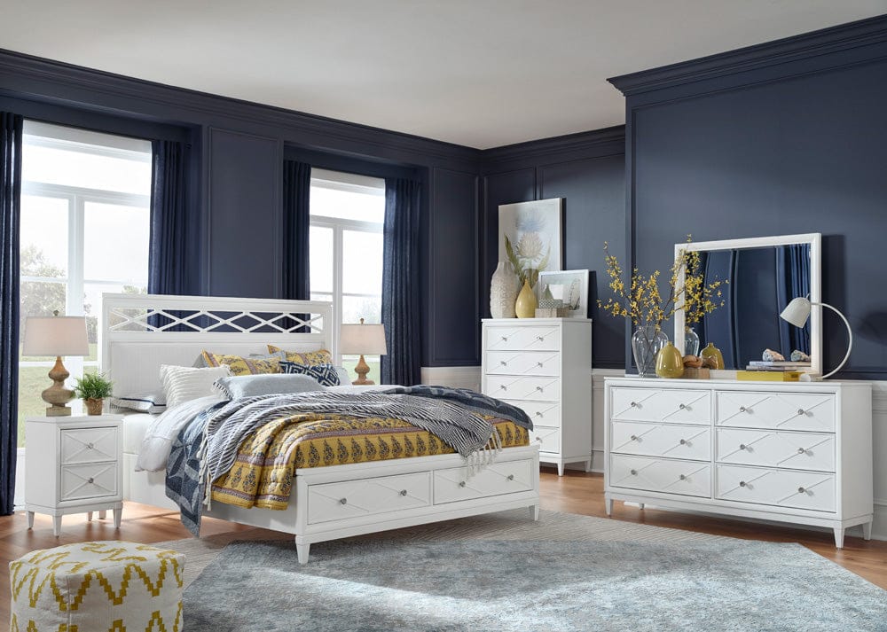 Henry & Mason  -  Springmere Whisper White Drawer Nightstand  - AFA01283 view 11