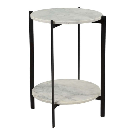 Henry & Mason - Stella Accent Table with White Marble Top - STE-840-WHI-ACCT veiw 2
