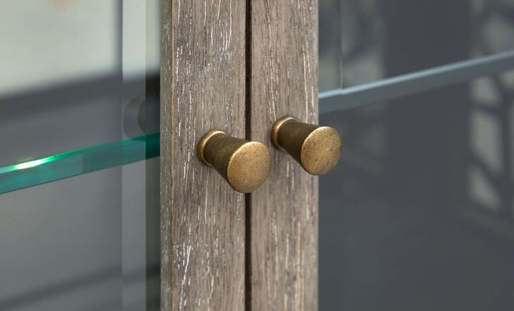 Henry & Mason - Stellan Display Cabinet in Nocturn Black & Coventry Grey - AFA00532 view 7