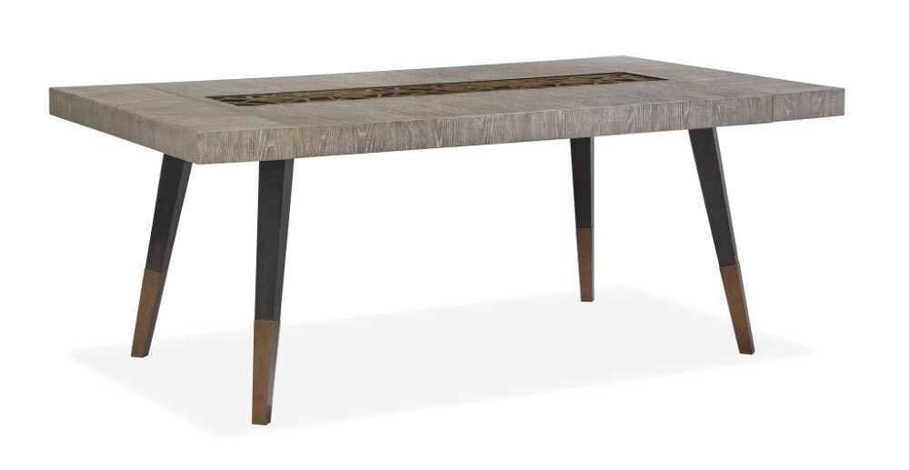 Henry & Mason - Stellan Rectangular Dining Table in Nocturn Black & Coventry Grey - AFA00534 view 1