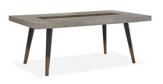Henry & Mason - Stellan Rectangular Dining Table in Nocturn Black & Coventry Grey - AFA00534 view 1