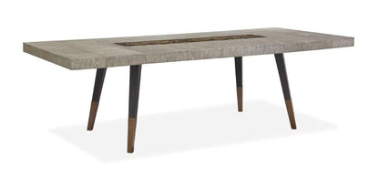 Henry & Mason - Stellan Rectangular Dining Table in Nocturn Black & Coventry Grey - AFA00534 view 2