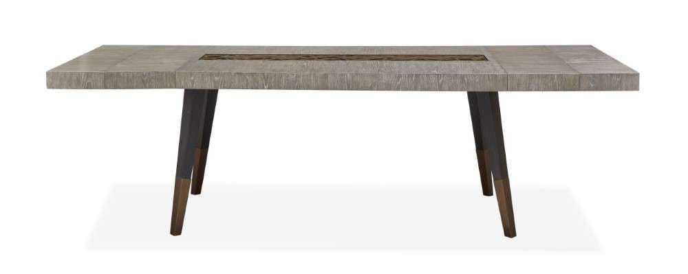 Henry & Mason - Stellan Rectangular Dining Table in Nocturn Black & Coventry Grey - AFA00534 view 5