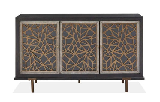 Henry & Mason - Stellan Server in Nocturn Black & Coventry Grey - AFA00536 view 2