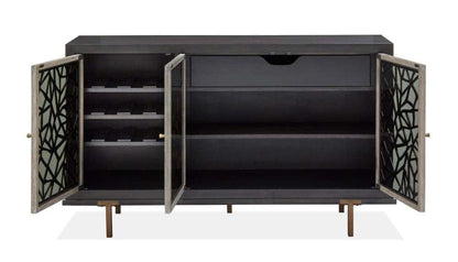 Henry & Mason - Stellan Server in Nocturn Black & Coventry Grey - AFA00536 view 3