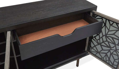 Henry & Mason - Stellan Server in Nocturn Black & Coventry Grey - AFA00536 view 4