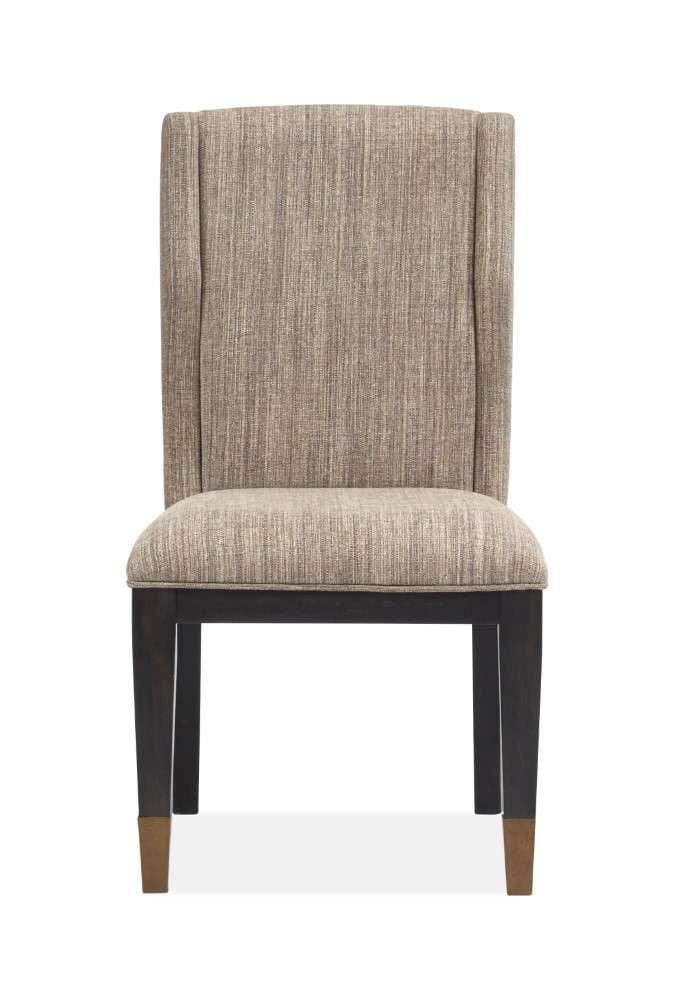 Henry & Mason - Stellan Upholstered Host Side Chair in Nocturn Black & Coventry Grey (Set of 2) - AFA00537 view 5